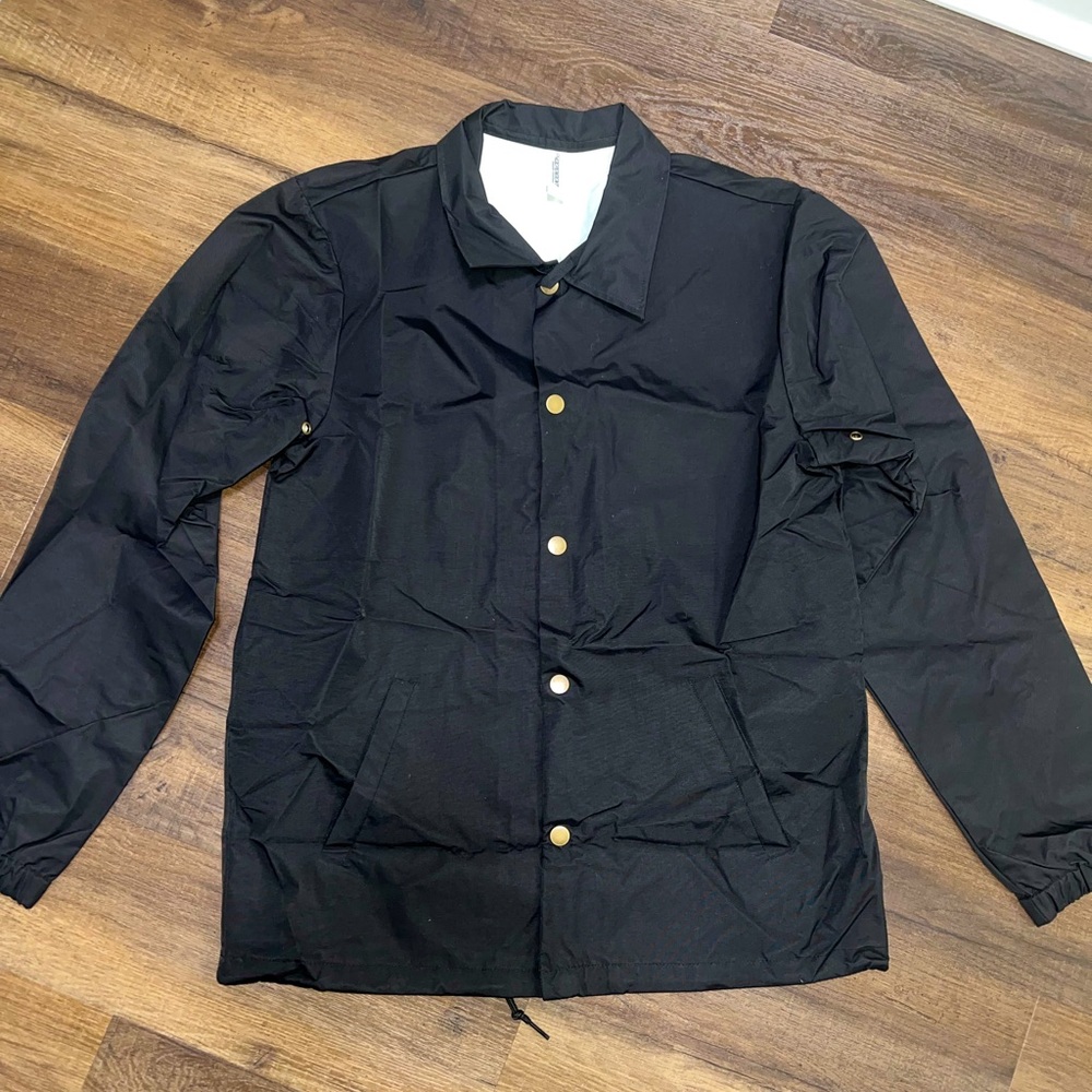 NWOT Independent Trading Company Black Water Resistant Raincoat